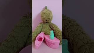 get ready with pickle #jellycat #cute #getready #dinosaur