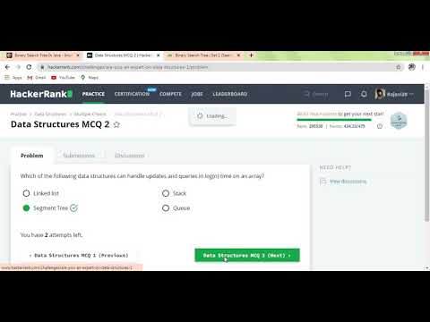Hackerrank MCQs - Problem Solving - YouTube