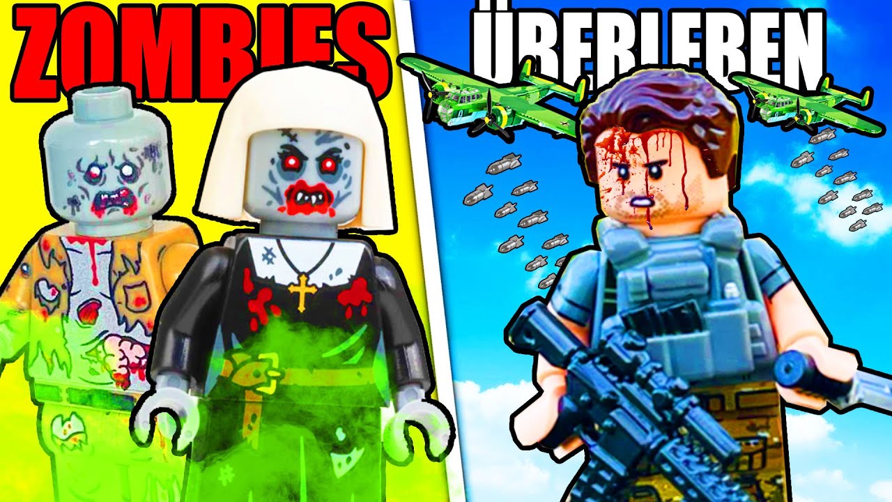 Ich Simuliere die LEGO US ARMY gegen die ZOMBIE-APOKALYPSE