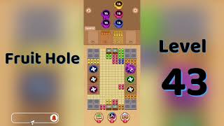🎯 Fruit Hole Level 43 Walkthrough | Juicy Jam | Fun Fruit Puzzle Game 🍇 | Go Answer
