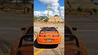Supra vs Porsche GT3RS vs DeLorean! 🛑 The Ultimate BRAKE TEST | Forza 5 #shorts #forzahorizon5