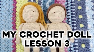 HOW TO CROCHET DOLL. LESSON 3: THE LEGS | Amigurumi doll tutorial + free pattern | Crochet Lovers by Crochet Lovers 5,295 views 4 years ago 8 minutes, 51 seconds