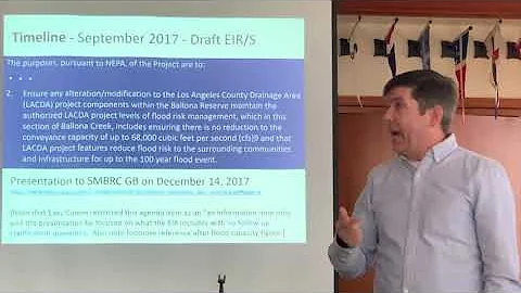 2.20.20  Walter Lamb, BWLT, Presentation- Miscalculation - Ballona Channel Flood Capacity SMBRC 7Min