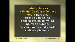 Barbora píše z tábora - Jaroslav Uhlíř, Z. Svěrák, ukázka Karaoke, instrumental z www.svetkaraoke.cz