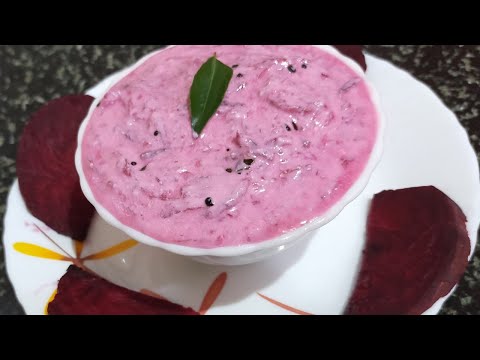 beet koshumbir   beet salad with yogurt