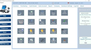 Complete Inventory Desktop Point of Sale using C# and SQL server