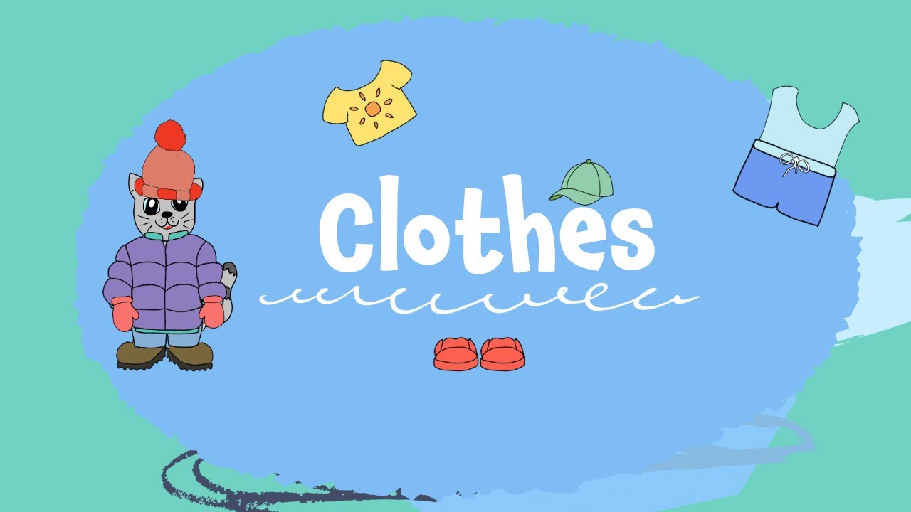 Clothes (Put on, Take off) Kids learn English - YouTube