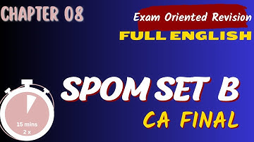 SPOM SET B - SCMPE - Chapter 8 - An Introduction to Strategic Performance Management - Full English