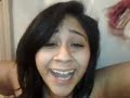 Chubby girl tied up armpits tickled by her boyfriend
