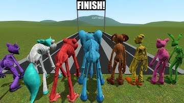 Who is The FASTEST Smiling Critters Poppy Playtime in Garry