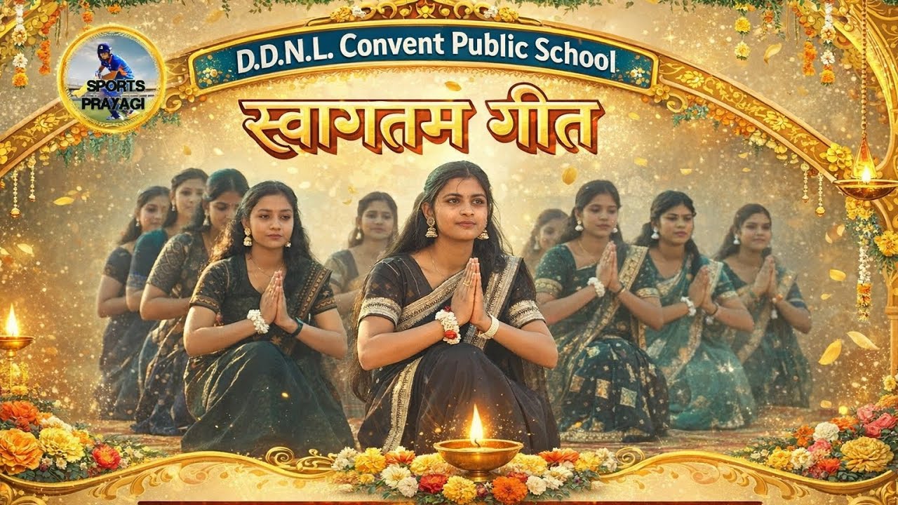 Swagatam Geet |D.D.N.L.Convent Public School Annual Function |Welcome Dance Performe @Sport.Prayagi 