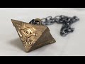 【遊戯王】千年パズルつくってみた　DIY　How to make Millennium Puzzle　Yu-Gi-Oh!