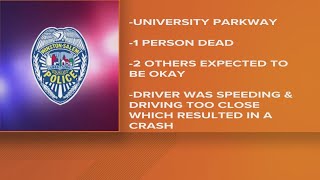 One dead in crash on University Parkway in Winston-Salem