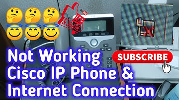 #29) Not Working Cisco 7841 IP Phone & Internet Connection | 200EP Inductive Amplifier 77HP Tracer 2