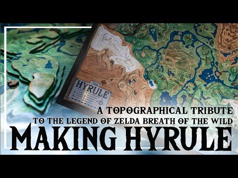 MAKING HYRULE - A Topographical Tribute To The Legend Of Zelda Breath Of The Wild
