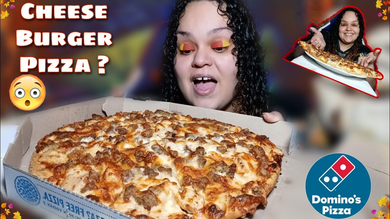 Domino's Review Cheese Burger Sausage Chicken Beef three
