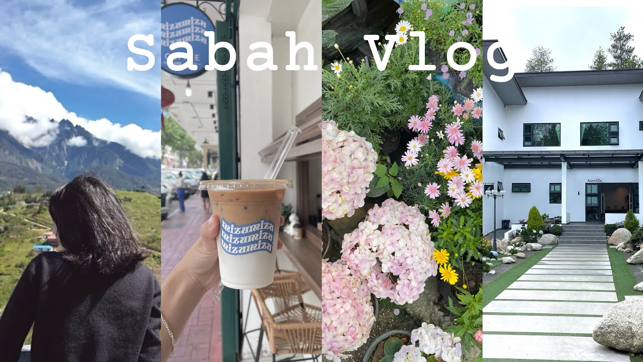 Sabah vlog｜ 自驾游KK-Kundasang🚗 ｜和家人的四天三夜旅行｜住在神山下的小白屋🏠｜必去的打卡地点｜神山景下的云端咖啡厅☁️ #kundasang #sabah #vlog