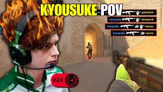 kyousuke made 3 PROS pay for his EWC elimination