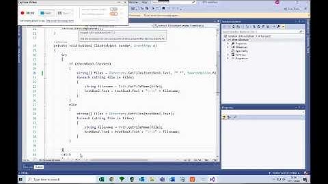 C# Windows Forms - List all files in a Directory to a textbox