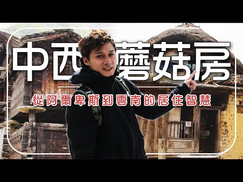瑞士蘑菇屋很可愛？雲南版本更震撼！中西兩種蘑菇房一次看懂｜Switzerland ／Yunnan｜＃廖科溢