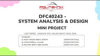 MINI PROJECT SAD PRESENTATION