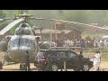 High Security of PM Narendra Modi by SPG | Bullet Proof Car , MI - 17 Helicopters.