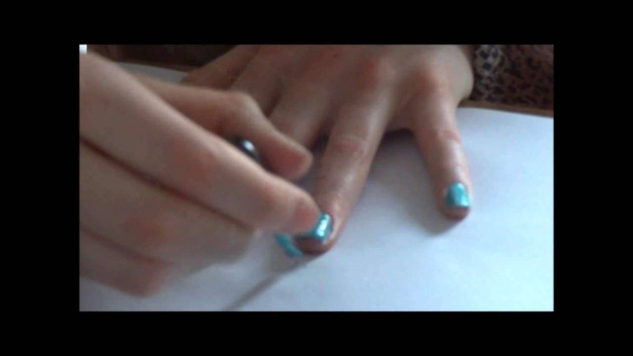 Mint Green Crackle Nail Art Tutorial