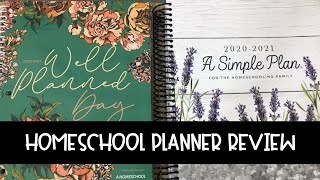 A Look Inside the Well Planned Day & A Simple Plan Homeschool Planner
