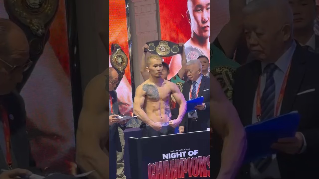 Wba title fight in Mongolia