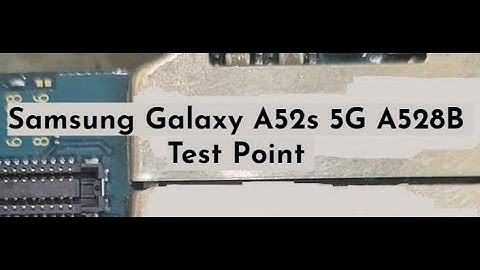 Samsung Galaxy A52s A528B Test Point | EDL Mode & Boot Repair Guide #gsmsanjoy