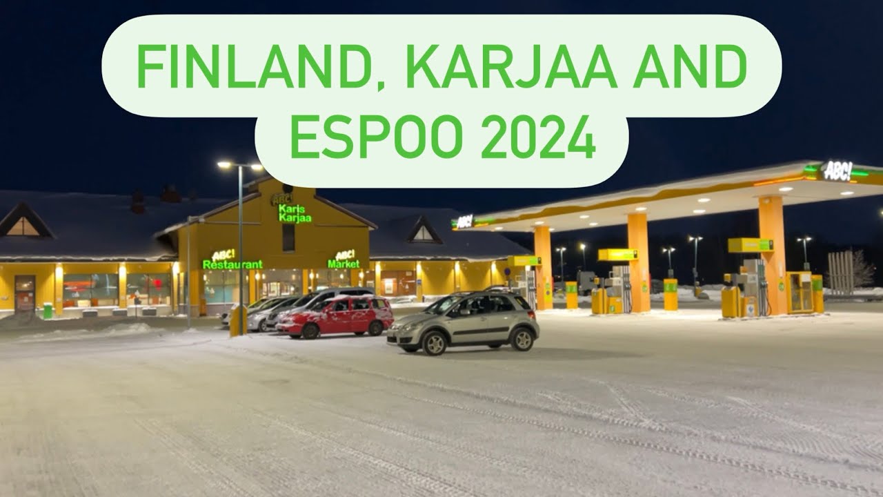 Finland, I visited Karjaa and Espoo. 2024. - YouTube