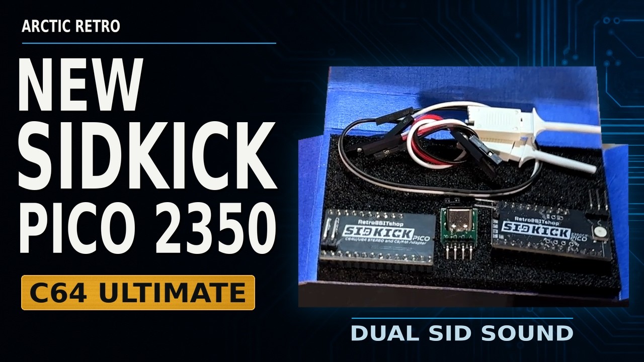The NEW SIDKick pico 2350 on the Commodore 64 ultimate - Better