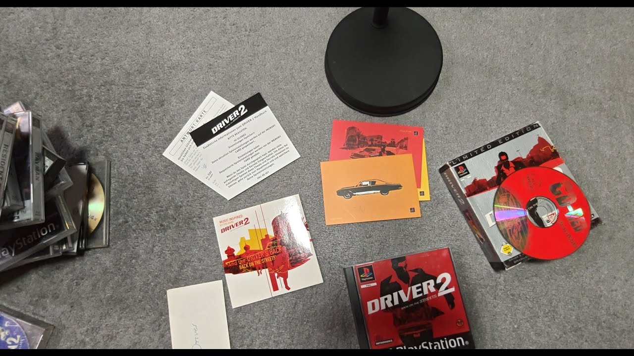 BEST PS1 GAME DEAL EVER? All of this for 65$??? Driver 2 Limited Edition