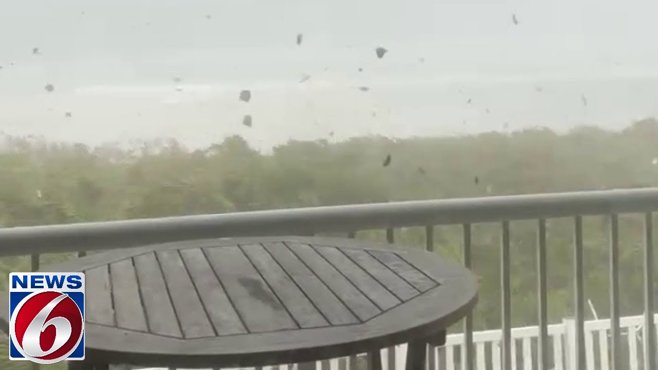 EF-1 tornado touches down in Brevard County - YouTube