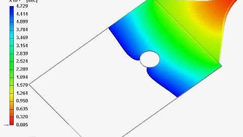 Moldex3D Weld Line Prediction of Hole Design
