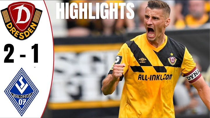 SG Dynamo Dresden 2 - 1 SV Waldhof Mannheim | Highlights and Goals | 3. Liga 2023/24