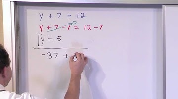 Introduction to Equations in Algebra