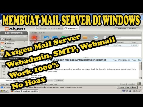 CARA MEMBUAT MAIL SERVER SEDERHANA DI WINDOWS DENGAN AXIGEN MAIL SERVER