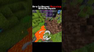 Bro is Never Messing with me AGAIN🗡⛏️| #shorts #minecraft #jiffy #trending #dream #bedrock #mcpe