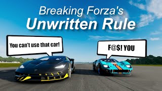 Breaking Forza's Unwritten Rule