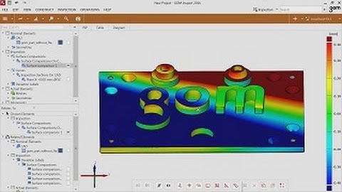 GOM Inspect 2016 Free Software Video Tutorial - 3 - Simple Inspection