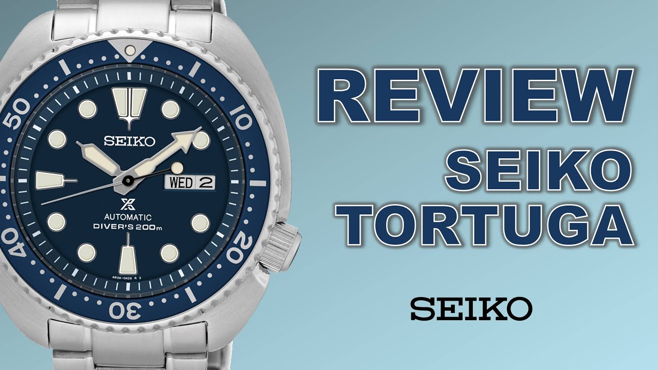 amor Vaciar la basura corte largo Seiko Blue Turtle Review. SRP773 - YouTube