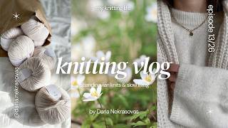 ВЯЗАЛЬНЫЙ ВЛОГ 13/26 | Самые милые шапки этой весны 🧶 Яркие жаккарды 🌸 Новые весенние процессы