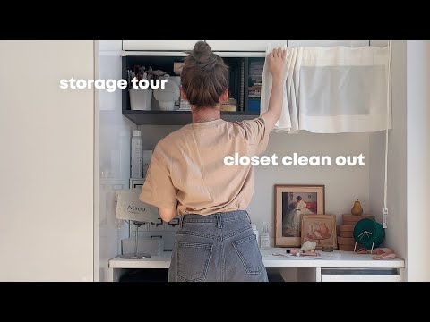 수납공간과 옷장 정리하기, 주구장창 정리만 하는 브이로그 | Storage and Closet Organization
