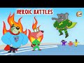 Super Hero Adventures | Heroic Battle | Doggy Don - Rat-a-tat Season 13 | Best Cartoon Collection