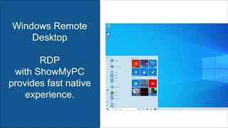 Windows Remote Desktop using ShowMyPC screenshot 2