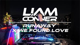 Runaway X We Found Love (Galantis X Calvin Harris) (Mashup) 4K