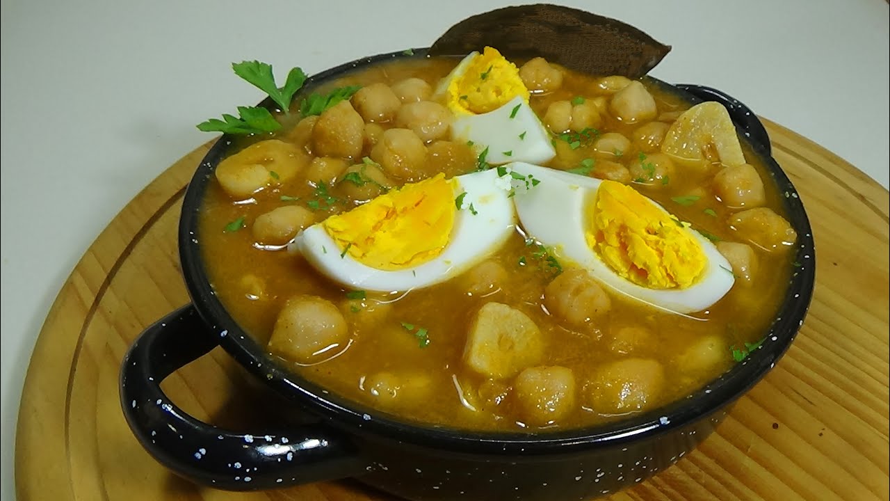 GARBANZOS VIUDOS. COCINA HUMILDE (LA BUENA)