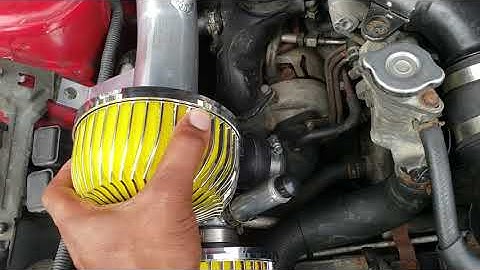 FD RX7 Air intake Install(part 3)