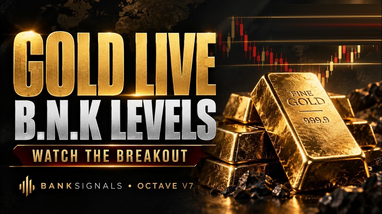 GOLD B.N.K Levels | Watch the Breakout! Trading Setups & Alerts — Octave V7 | Replay